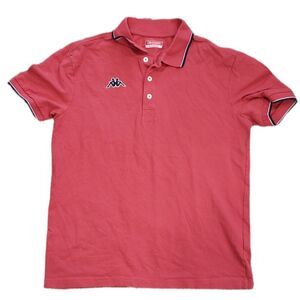 Kappa Red Short Sleeve Polo Shirt XL
